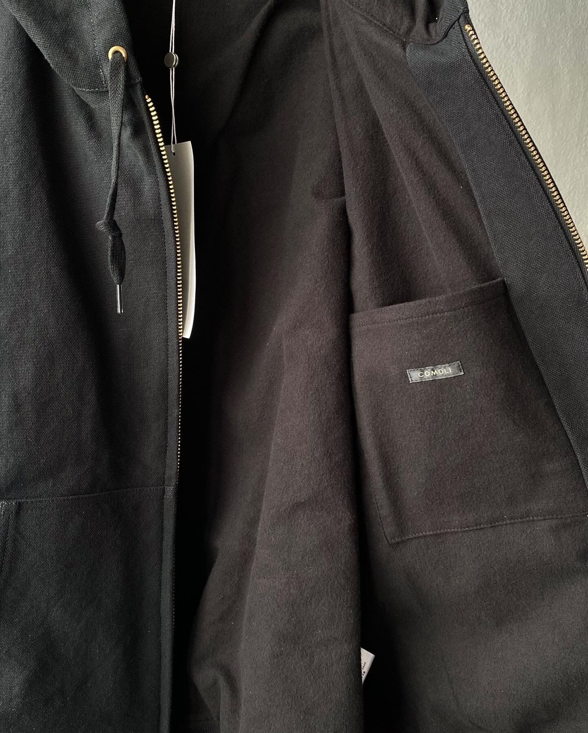 comoli 23S/S コットンダックジップパーカ COMOLI (コモリ) コットンダック ジップパーカ