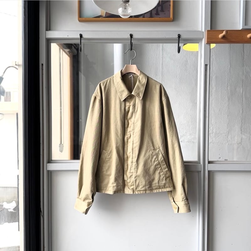 26ss GARMENT-DYED FINX LIGHT CHINO ブルゾン GARMENT-DYED FINX LIGHT CHINO BLOUSON – COVERCHORD