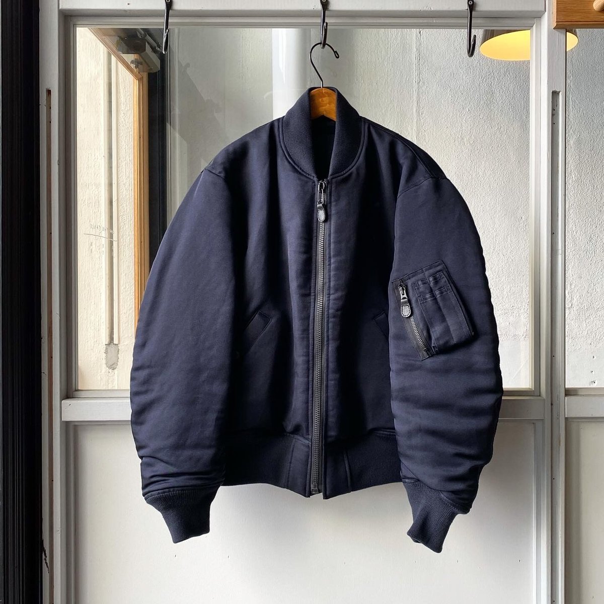 COMOLI シルクナイロン MA-1 | Less Higashikawa COMOLI シルクナイロン MA-1 | Less Higashikawa