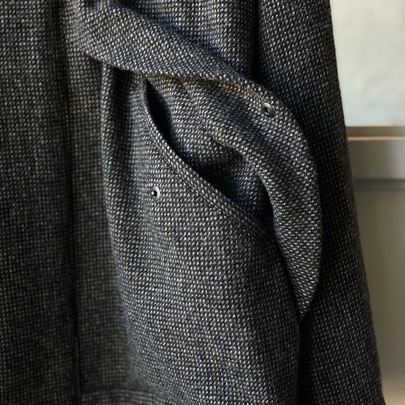AURALEE WOOL HAIRLINE LIGHT TWEED ZIP BLOUSON AURALEE WOOL HAIRLINE LIGHT TWEED ZIP BLOUSON