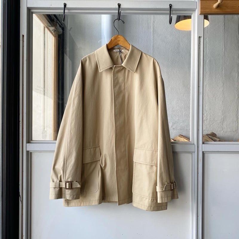AURALEE FINX HARD TWIST GABARDINE BLOUSON | L AURALEE FINX HARD TWIST GABARDINE BLOUSON | L