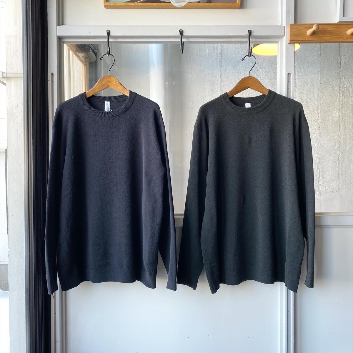 YAECA [CONTEMPO] 2WAY ニットクルーネック | Less Higash