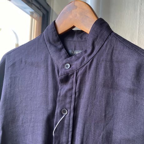 COMOLI　リネンツイル プルオーバーシャツ