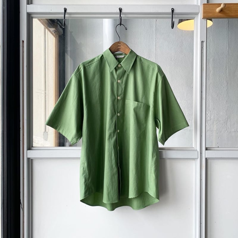 ナ*レ様 AURALEE WASHED FINX TWILL BIG SHIRT AURALEE WASHED FINX TWILL BIG SHIRT (A25AS02TN) | AURALEE