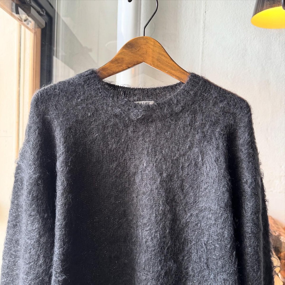 オーラリー　BRUSHED SUPER KID MOHAIR KNIT P/O BRUSHED SUPER KID MOHAIR KNIT P/O 4 Blue AURALEE - yuki_merukariの