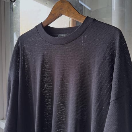 COMOLI　コットンメッシュ 半袖Tシャツ