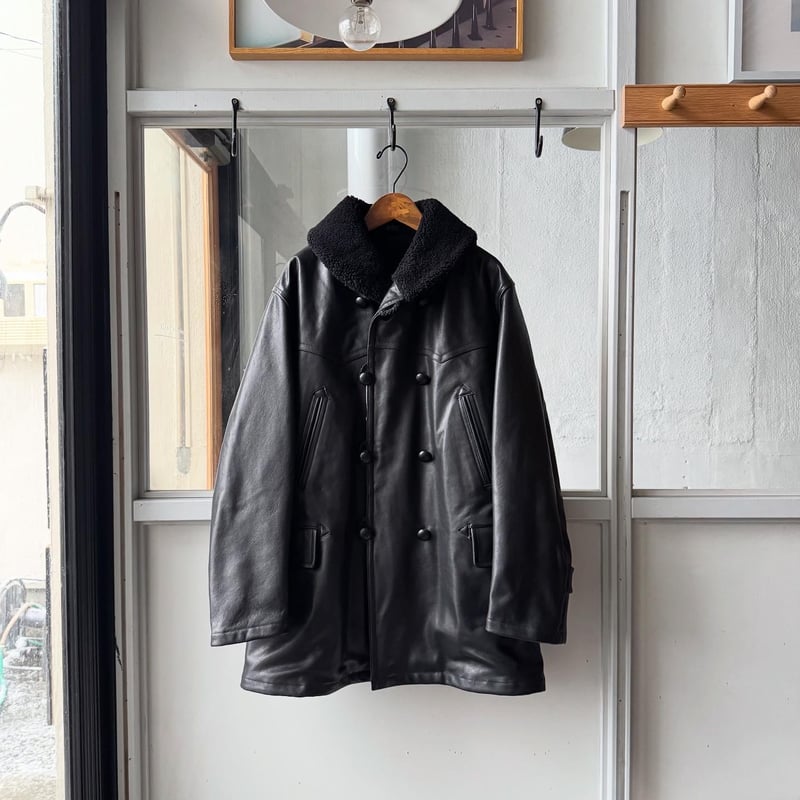 COMOLI ラムレザー カナディアンコート | Less Higashikawa