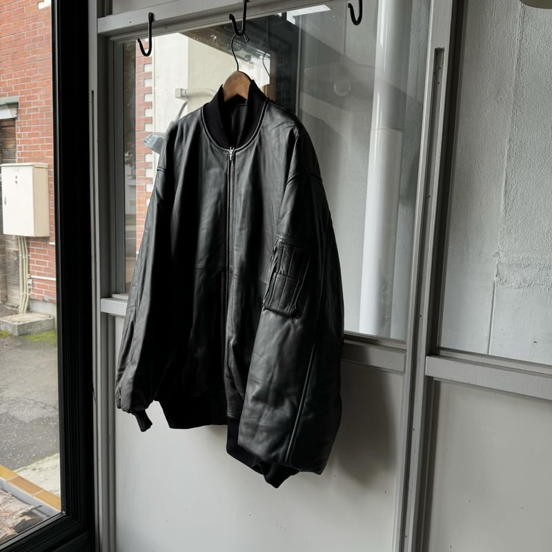 ssstein LEATHER FLIGHT JACKET | Less Higashi