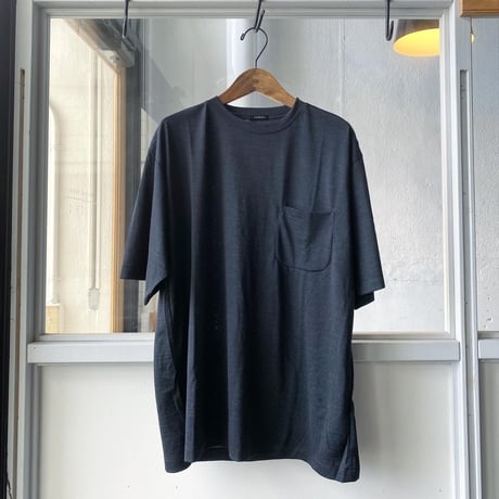 COMOLI ウール天竺 半袖クルー