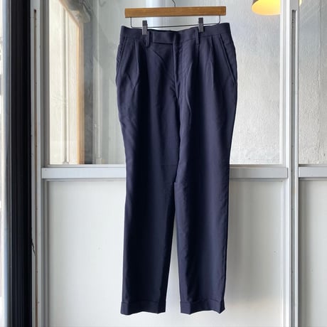 COMOLI　ウール 2タックパンツ