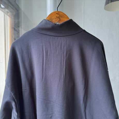 AURALEE　ELASTIC HIGH GAUGE SWEAT HALF ZIP P/O