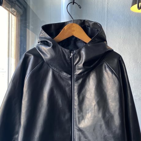 stein　   LEATHER HOODED SHORT JACKET  - ST.769