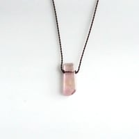 Margaret Solow　Small Geometric  Necklace    Tourmaline