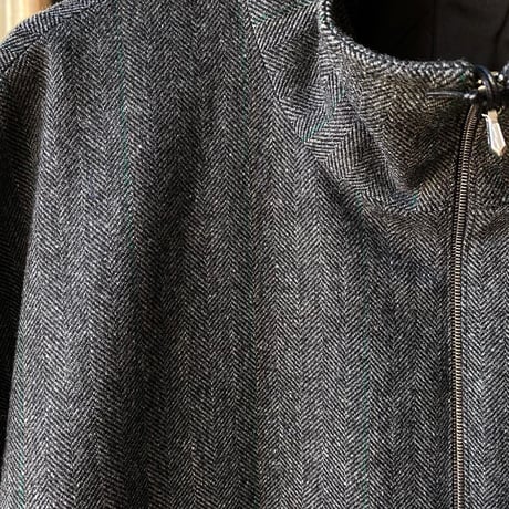 ssstein      MELTON ZIP HALF COAT  - ST.415-2
