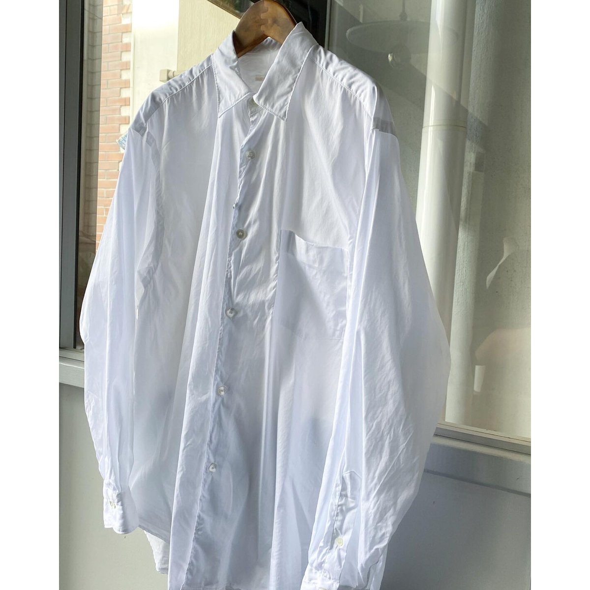 Cale カル シャツ リネン コモリシャツ COMOLI / コモリ | リネン C.P.Oシャツ - Charcoal | 通販