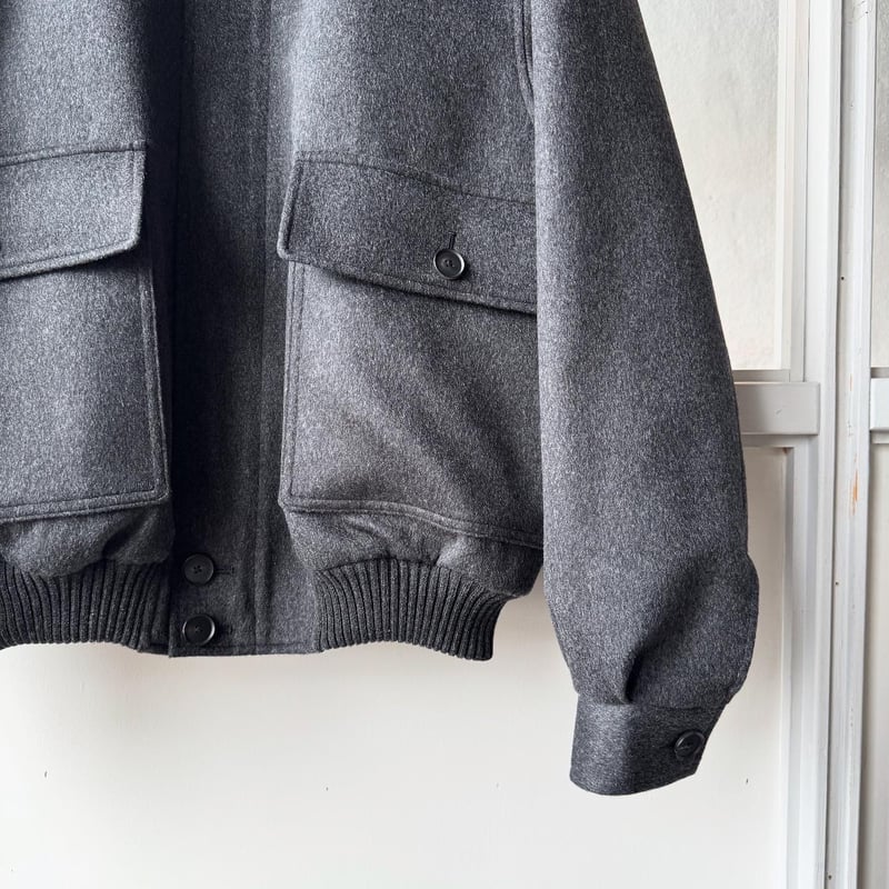 美品 auralee オーラリー ZIP COAT CASHMERE MOLESKIN ZIP BLOUSON - AURALEE Official Website