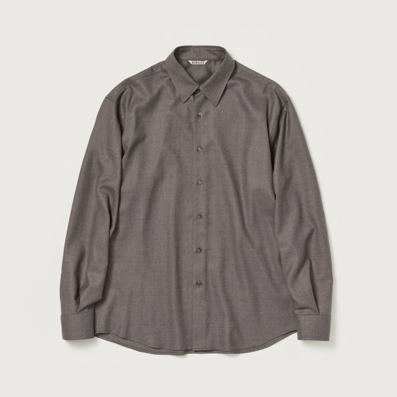 AURALEE SUPER LIGHT WOOL SHIRT | Less Higashikawa AURALEE SUPER LIGHT WOOL SHIRT | Less Higashikawa