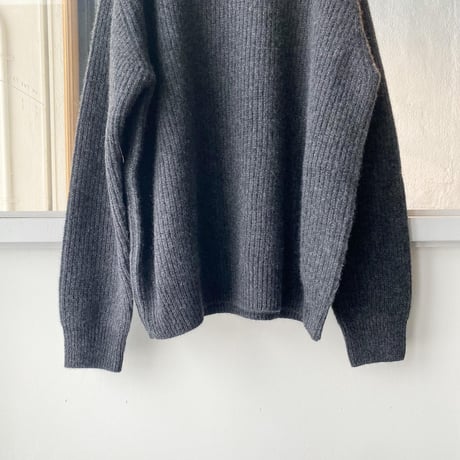YAECA [CONTEMPO]　カシミヤクルーネックニット - UNISEX