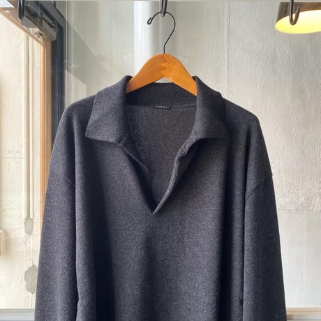 COMOLI　カシミヤ スキッパーニット