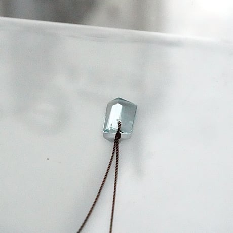 Margaret Solow　Geometric  Necklace    Aquamarine
