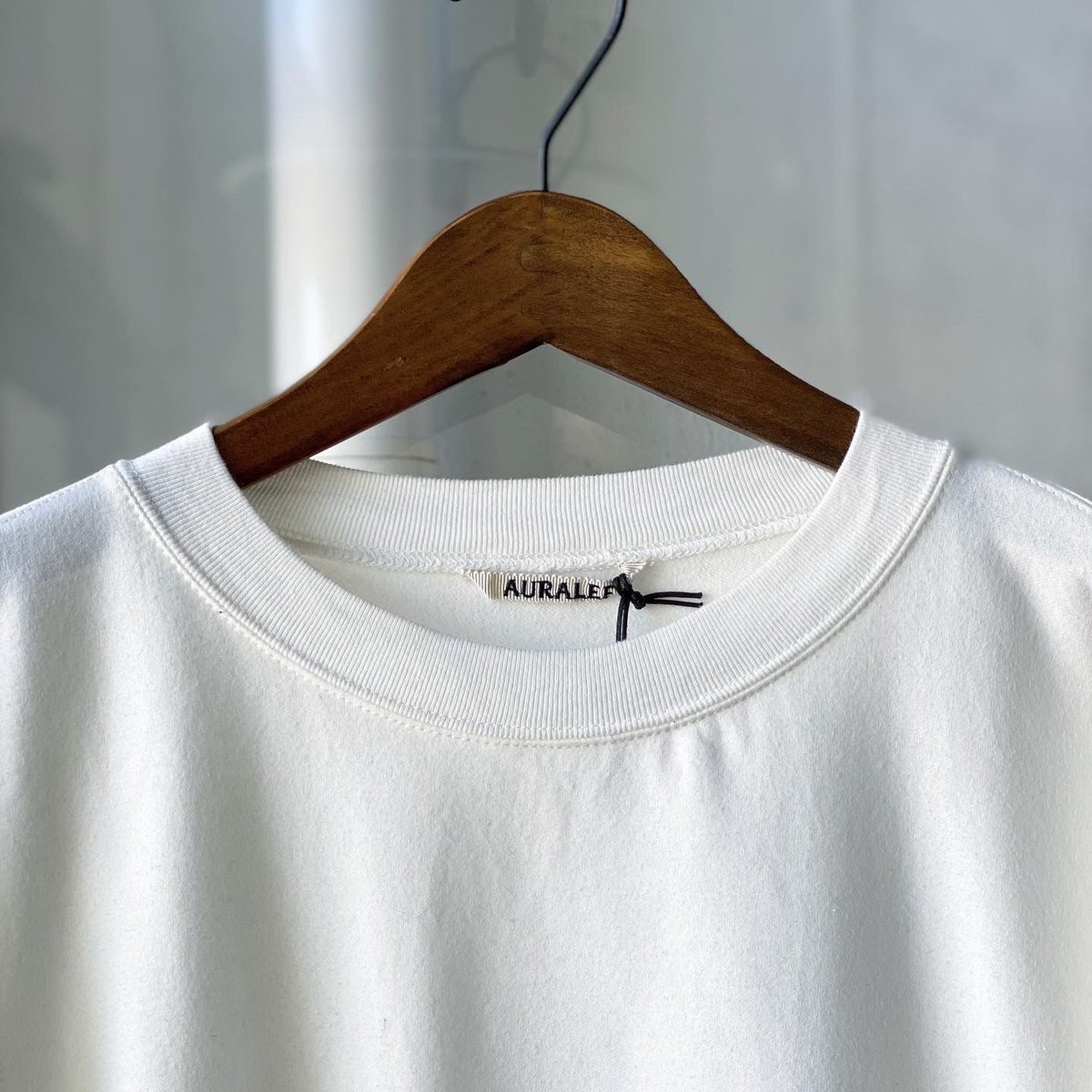 AURALEE SUPER HIGH GAUGE SWEAT BIG P/O (Mens) A