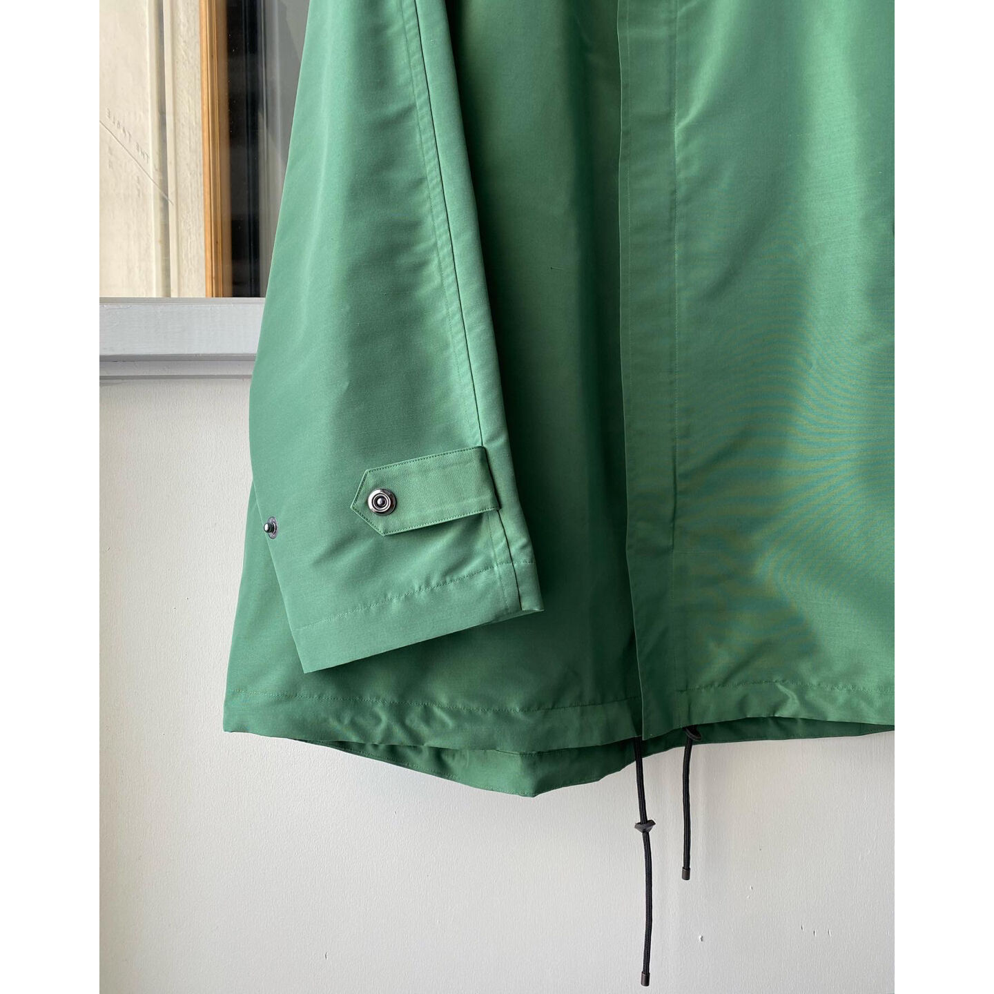 p*1様 AURALEE SILK POLYESTER HOODED BLOUS AURALEE SILK POLYESTER GROSGRAIN HOODED BLOUS
