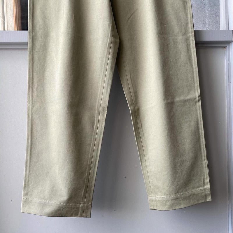 AURALEE WASHED FINX LIGHT CHINO PANTS A21SP0