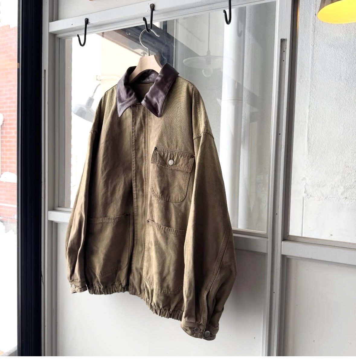 ssstein SULFUR DYED OXFORD VINTAGE JACKET | L