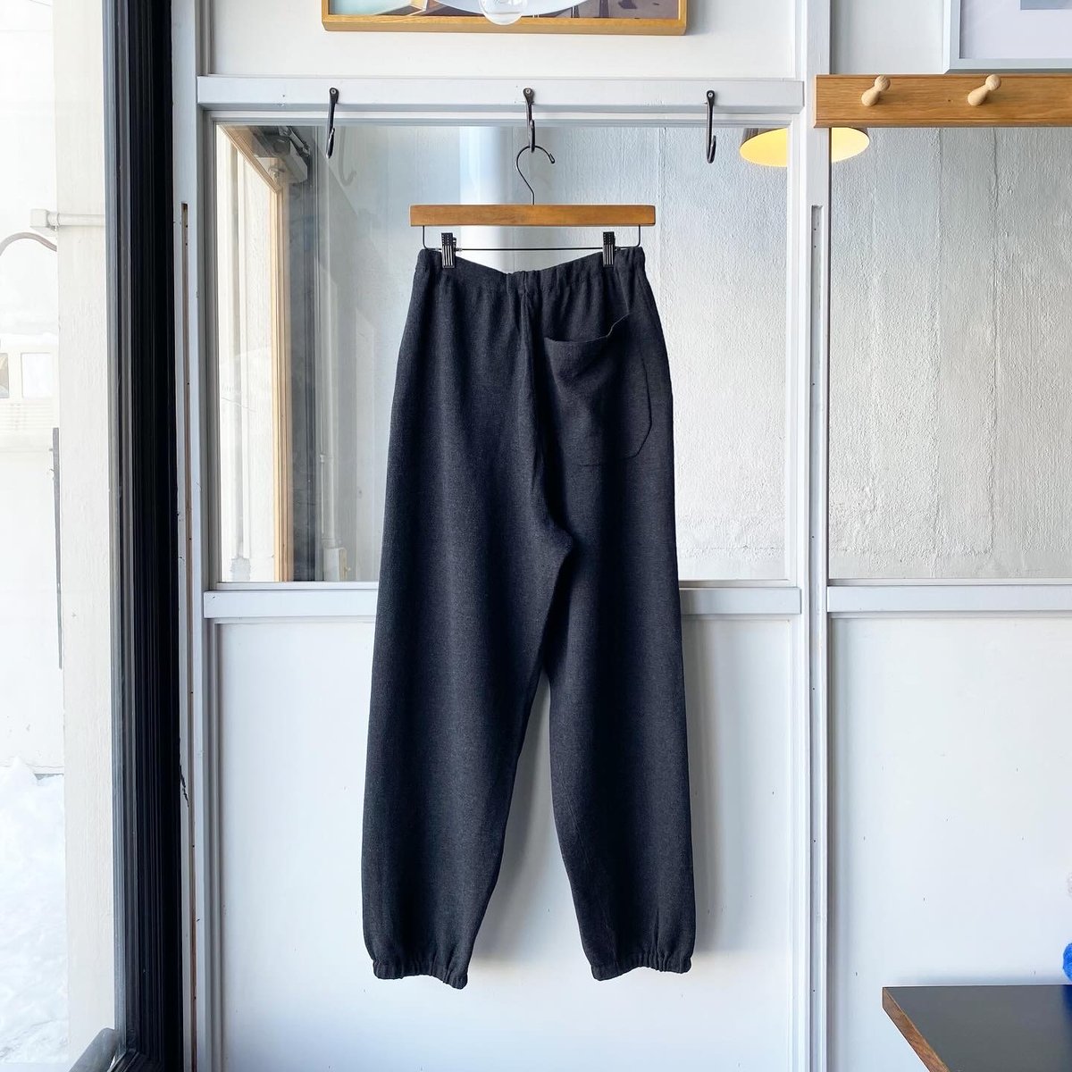 24SS comoli ウール和紙ニットパンツ サイズ3 COMOLI | ウール和紙 