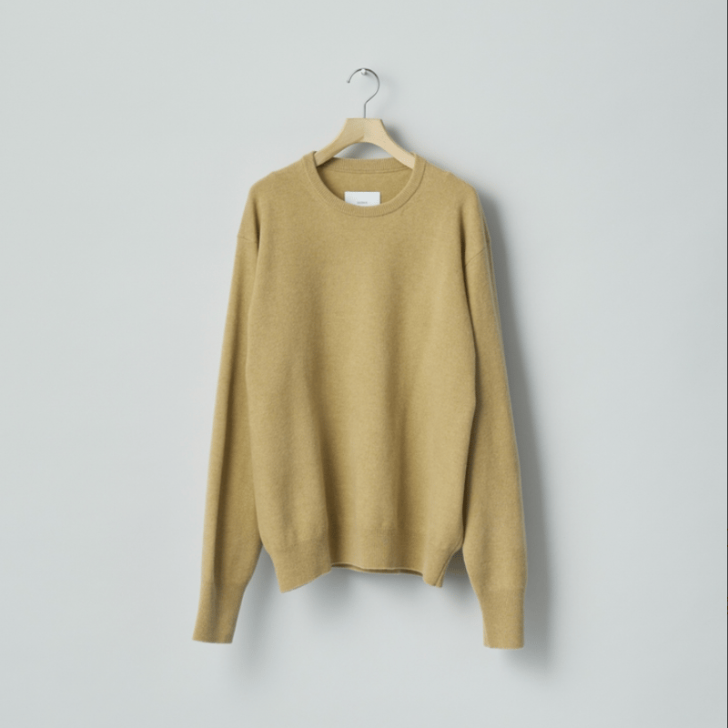 ssstein EXTRA FINE WOOL KNIT CREW NECK LS | L