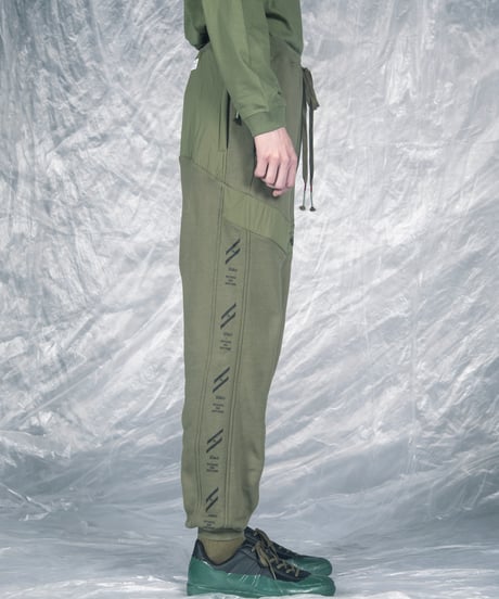 aka: SIDE-LINE JOGGER PANTS / col: BLACK