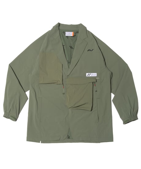 aka: ADDITIONAL MULTI-PKT WIDE BLAZER / col: KHAKI