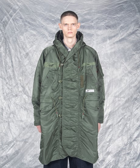 aka: N-3B OVERSIZED LONG COAT / col: BLACK