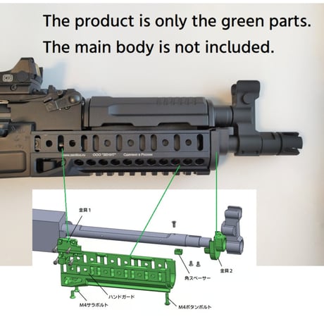 AK STORM ZENIT TYPE HANDGUARD KIT 生産終了