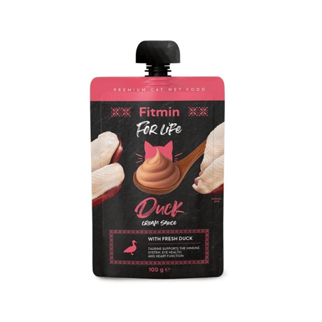 フィットミン フォーライフ クリームソース  猫用パウチ 100g