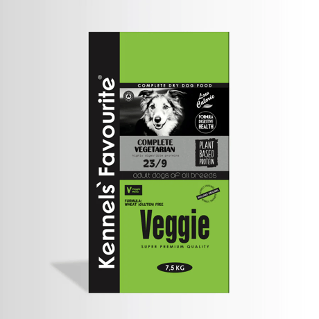 ケンネルズフェイバリット　VEGGIE（ベジタブル）ドライ「完全ヴィーガンフード」お肉アレルギーや尿石などのケアに
