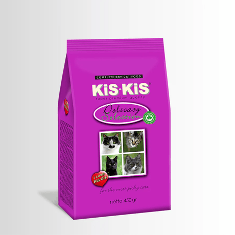 【2028.08.28期限】キスキス　デリカシーセレクション　450ｇ　バランスのとれた総合栄養食　消化性がたかく食いつき抜群