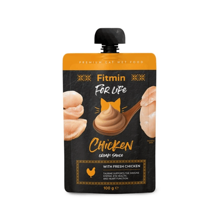 フィットミン フォーライフ クリームソース  猫用パウチ 100g