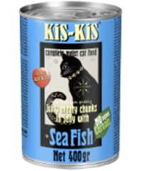 【2025.03.17期限】KISKIS　猫用ウエット　シーフィッシュ　with 　タウリン　410ｇ缶