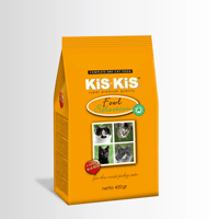 【2027.01.24期限】キスキス　フォウルセレクション　450ｇ　鶏肉、アヒル、七面鳥、ガチョウを使用した食事