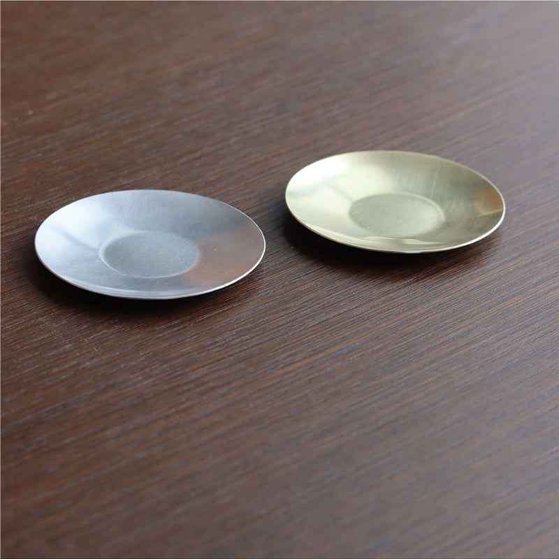 真鍮プレーン小皿φ75 〜中国茶托に〜 | WATO