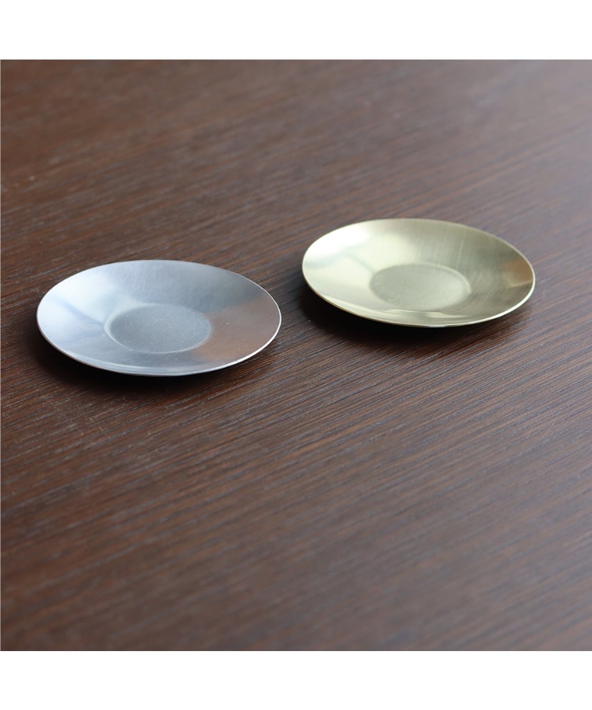 真鍮プレーン小皿φ75 〜中国茶托に〜 | WATO