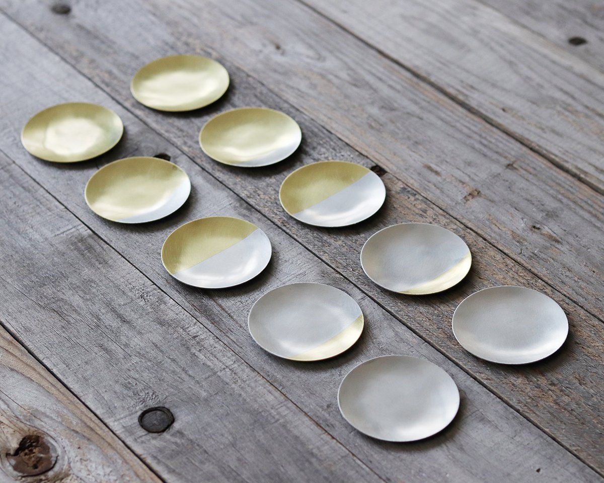 月豆皿 満ち欠け5枚セット | WATO