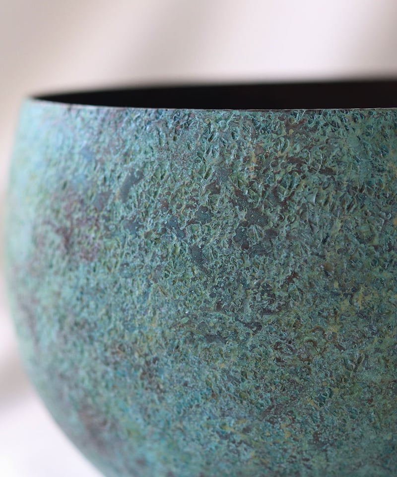 ★織部　花器　深緑色 KKF1324-W 1 風通ジャカード広巾｜無地染｜ポリエステル｜小紋