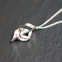 ORIGAMI銀メッキ　ネックレス