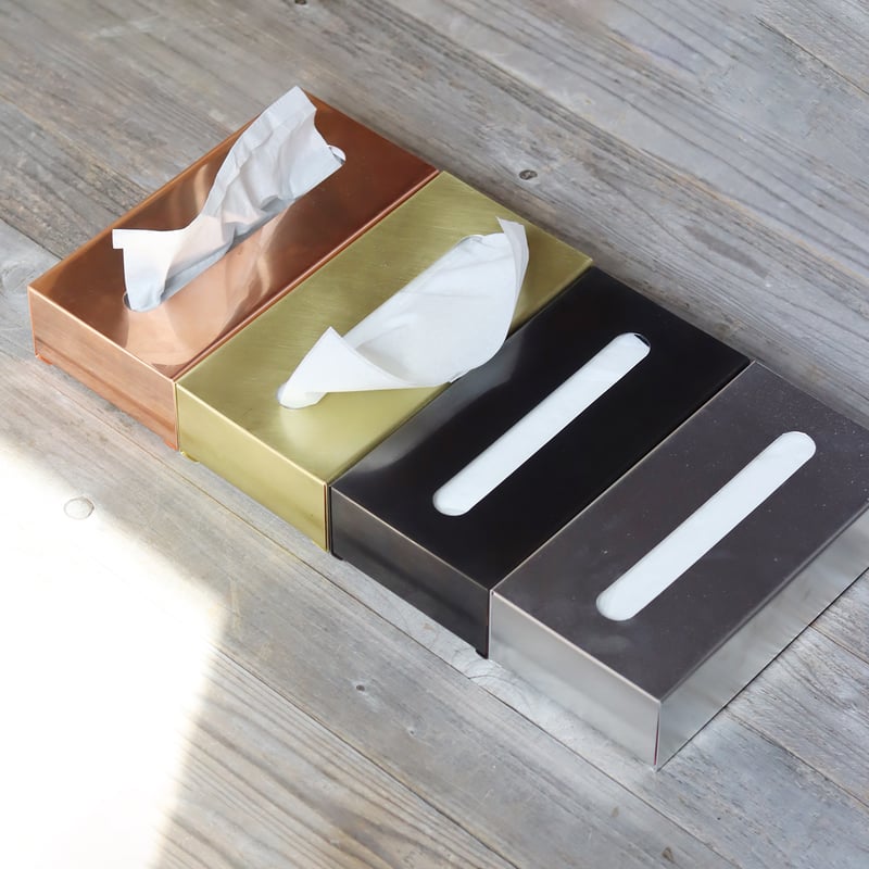 真鍮のボックスティッシュケース | WATO