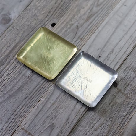 正方皿＋松葉ピック：金銀ギフトセット
