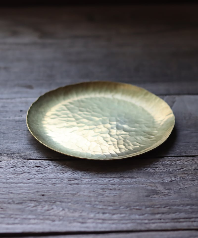 鎚目模様の真鍮小皿 [ 満月 ] | WATO