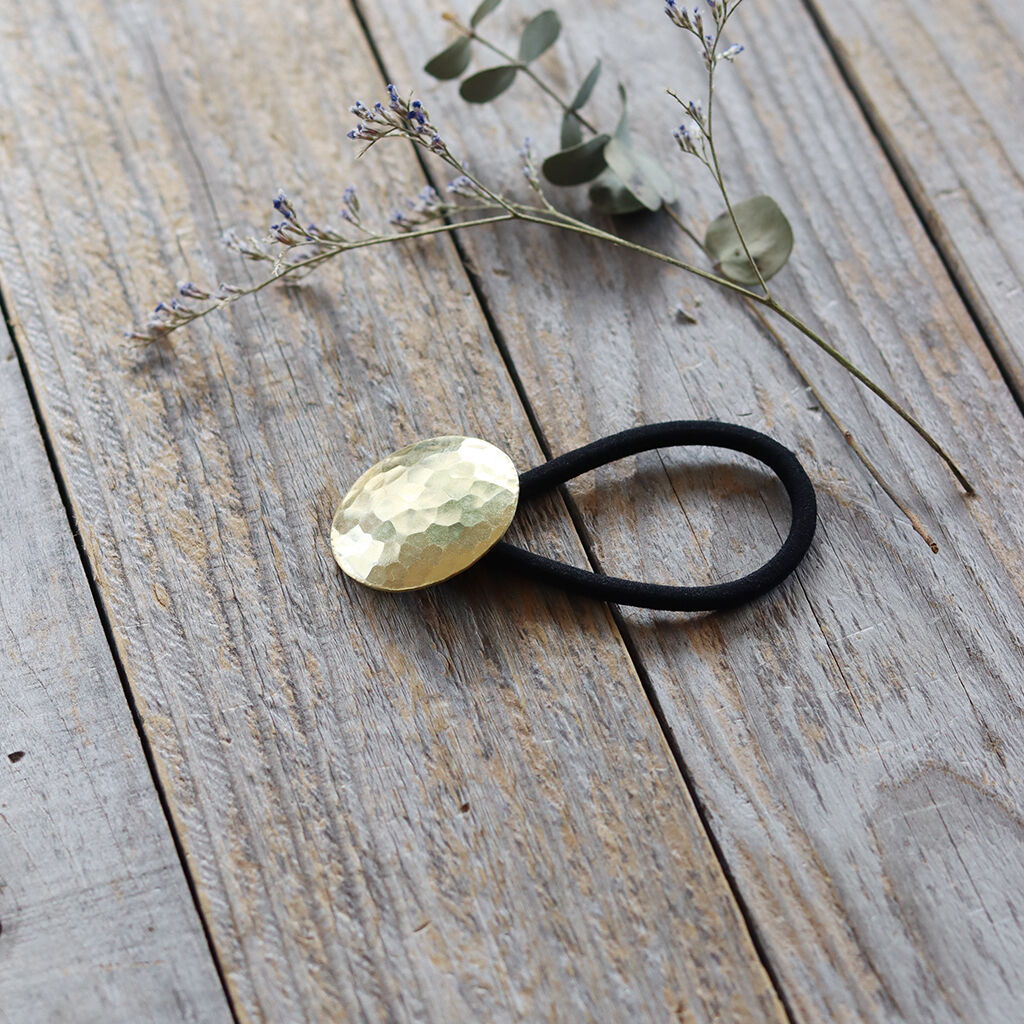 exodus エクソダス　ヘアゴム　真鍮 brass hair accesary hisigata / 真鍮ヘアゴム 菱型 - FUURA