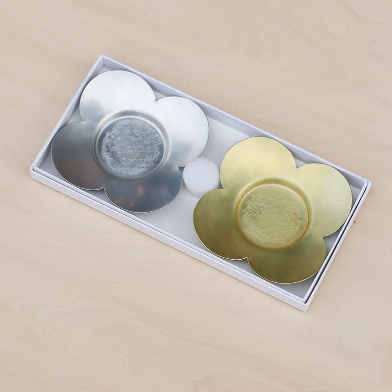 美術品・アンティーク・コレクション 青磁 輪花形 茶托